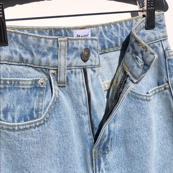 Princess Polly Blue High Rise Jeans with Classic Stitching NWT - Picture 7 of 13